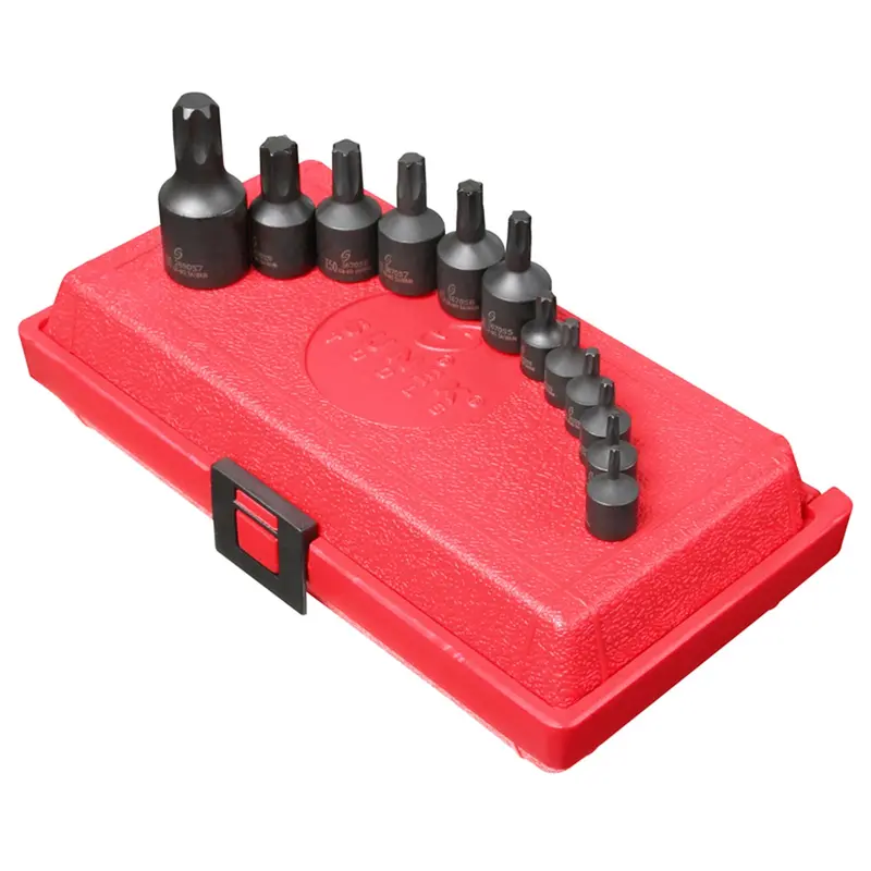 12 Piece Internal Star Impact Socket Set Sun1820s Sunex 1