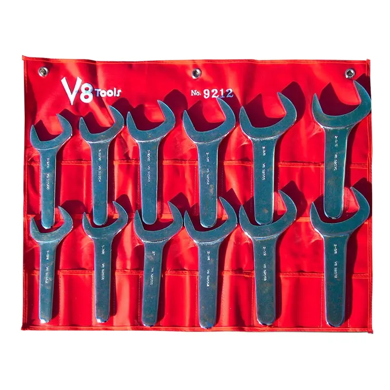 12-Piece Jumbo Sae Service Wrench Set V8t9212 V-8 Tools 1