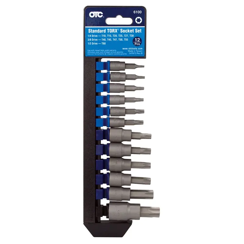 12-Piece Standard Torx Bit Socket Set Otc6100 Otc 1
