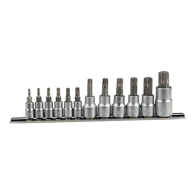 12-Piece Star Bit Socket Set Chrv Wlmw1335 Wilmar Corp. / Performance Tool 1