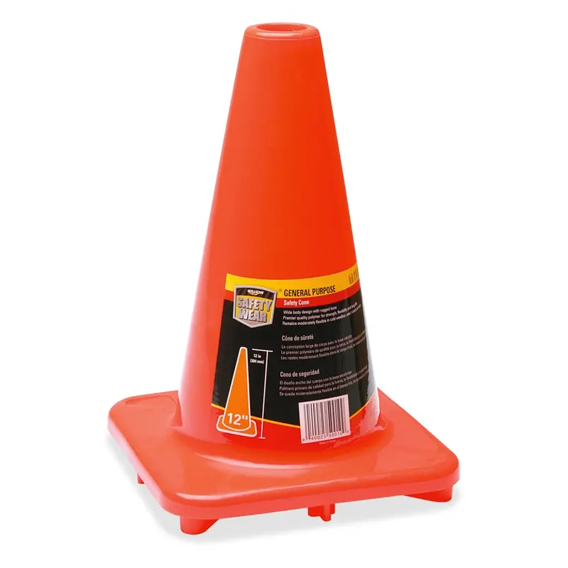 12" Safety Cone Orange Uvxrws-50010 Uvex 1