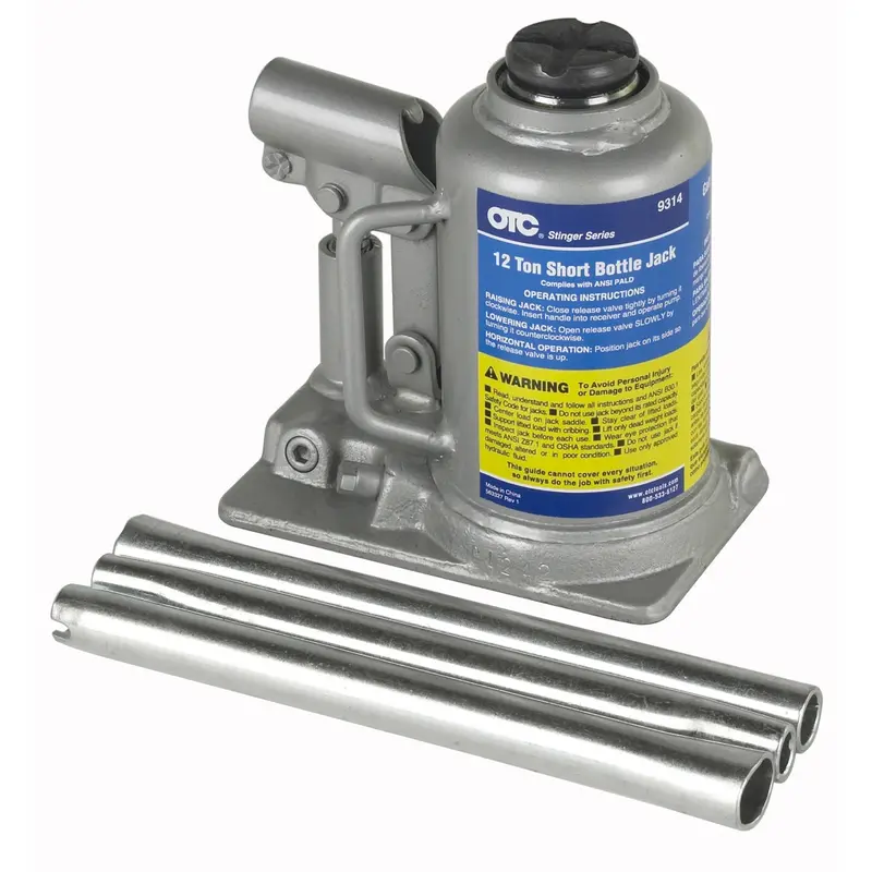 12-Ton Stinger Short Bottle Jack Otc9314 Otc 1