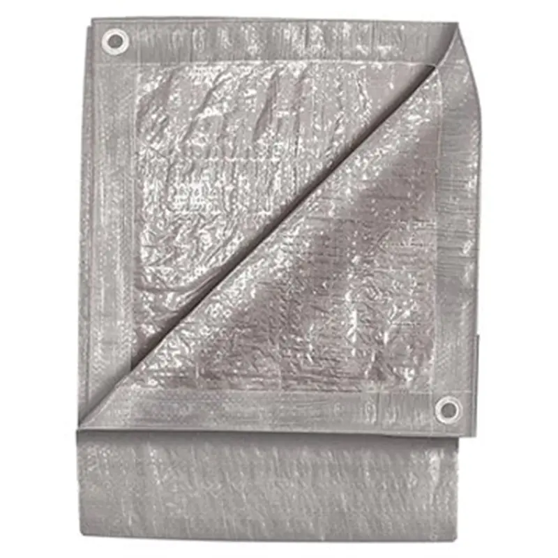 12' X 12' Silver Tarp Gym6328 Michigan Industrial Tools (Mit) 1