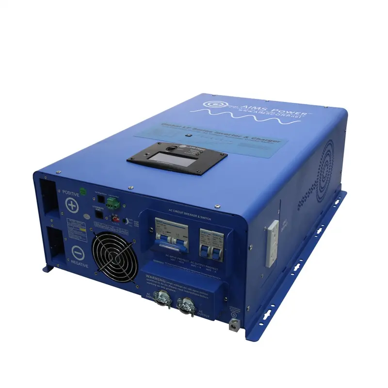 12000Wt Inverter Charger 48 Vdc To 120/240 Vac Aimpicoglf12kw48v240vs Aims Power 1
