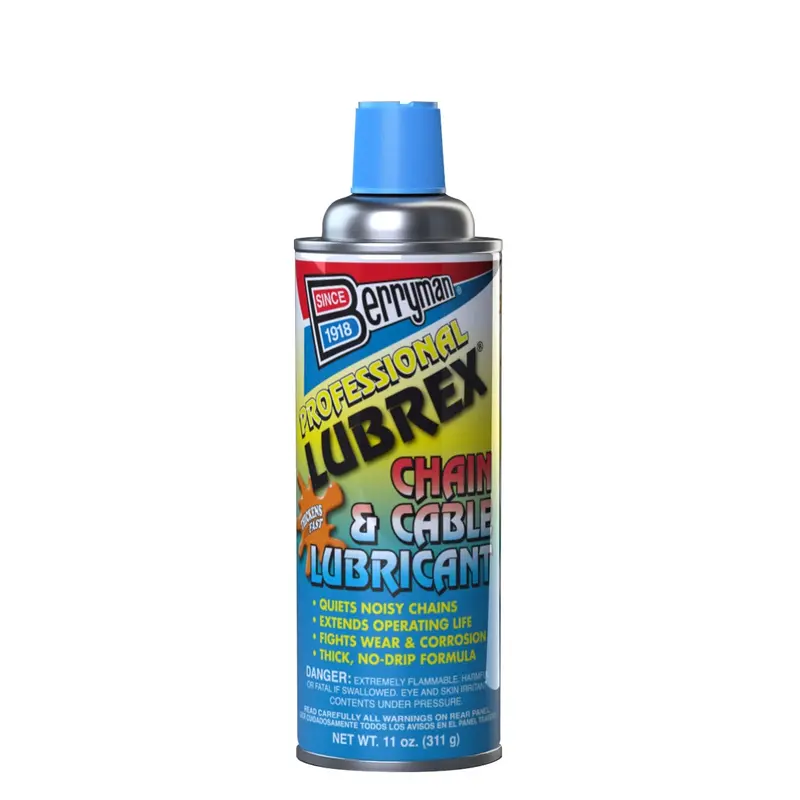 12Pk Lubrex-Professional Chain & Cable Lubricant Bmy1011 Berryman Products 1