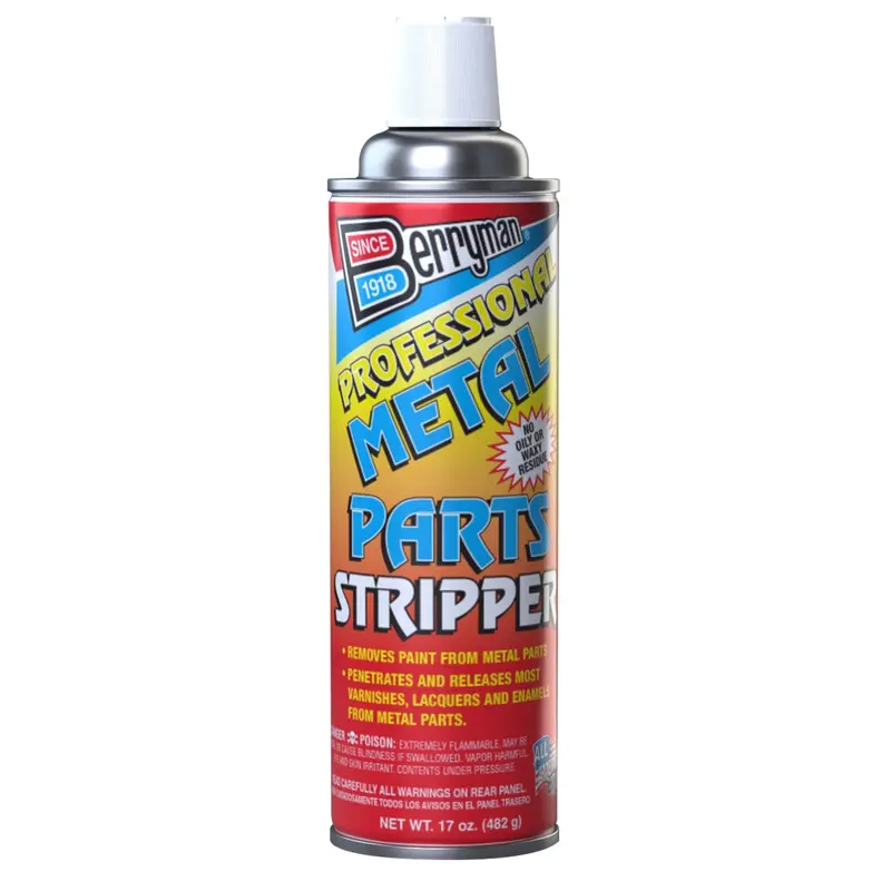12Pk Professional Metal Parts Stripper - 17 Oz. Bmy217 Berryman Products 1