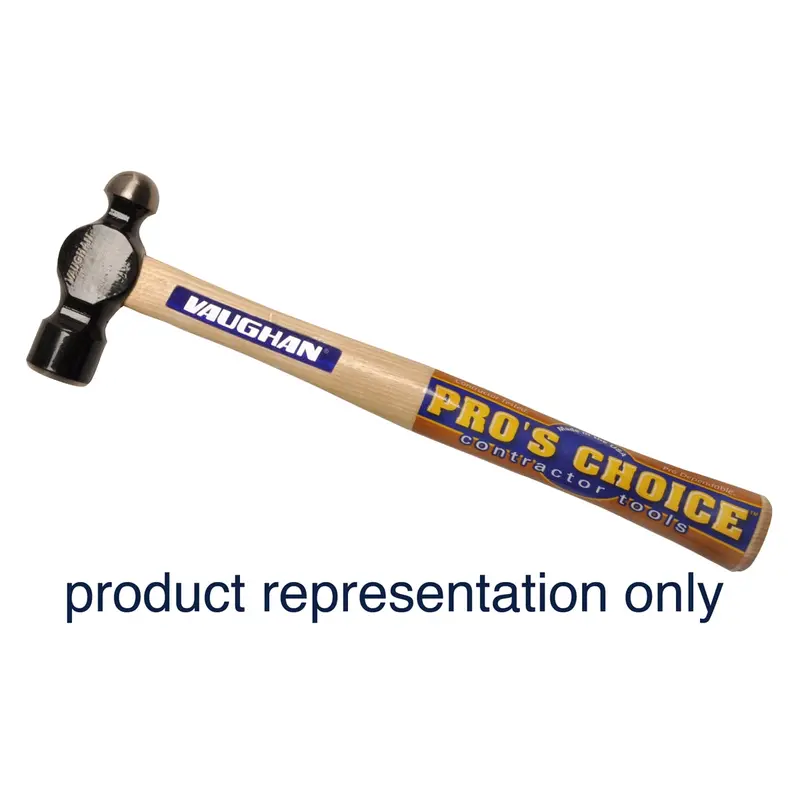 13-3/4 In. 16 Oz Commercial Ball Peen Hammer With Wood Handle Vautc016 Vaughan Manufacturing 1