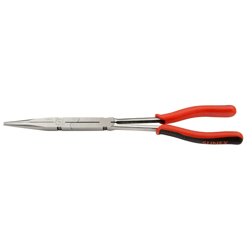 13.5" Long Reach Cmpnd Joint Straigh Nose Pliers Sun360801v Sunex 1