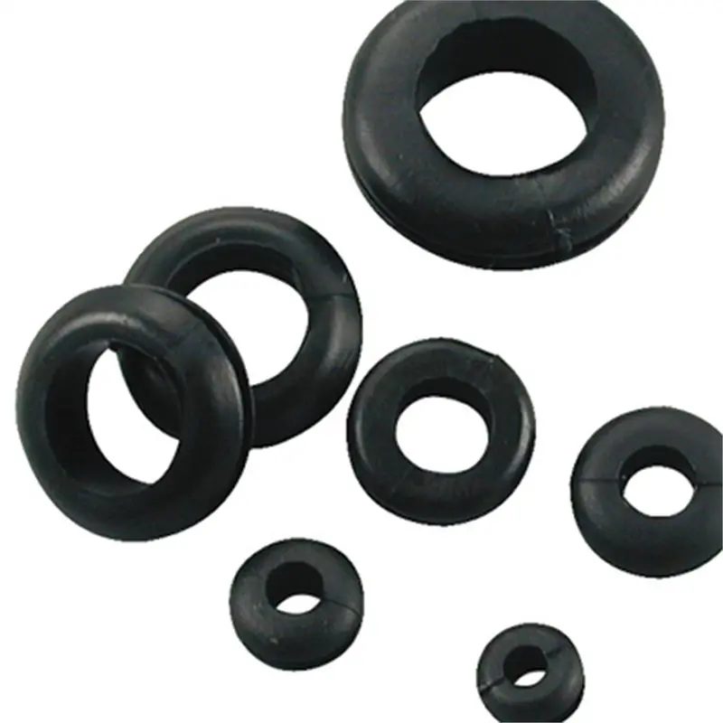 13 Piece 1/4", 5/16", 3/8" Black Vinyl Grommet Assort Jtt4450-1H The Best Connection 1