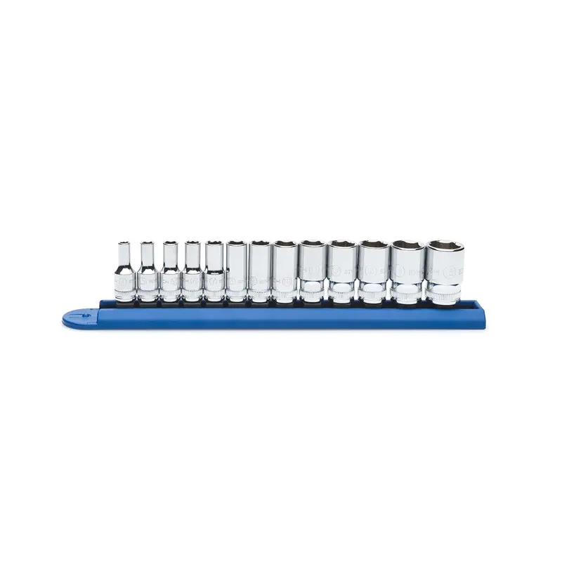 13-Piece 1/4" Drive 6 Point Metric Mid Length Socket Set Kdt80304s Gearwrench 1