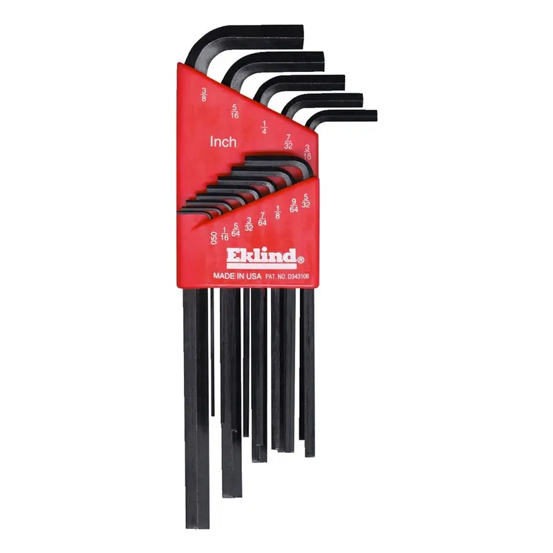 13 Piece Sae Long Hex-L Hex Key Set Ekl10213 Eklind Tool Company 1