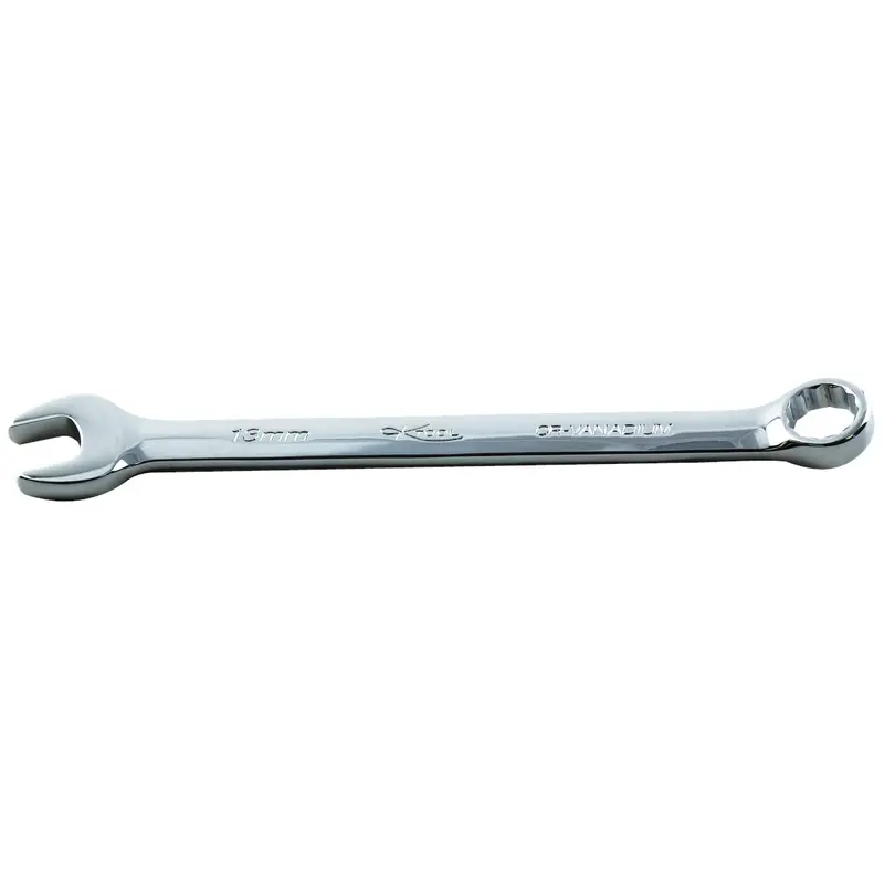 13Mm Metric 12-Point Raised Panel Non-Ratcheting Polished Chrome Combination Wrench (Ea) Kti41813 K Tool International 1