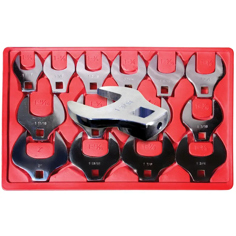 14-Piece 1/2" Drive Crowfoot Wrench Set V8t7814 V-8 Tools 1