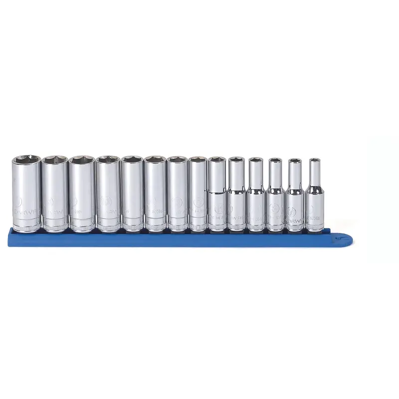 14 Piece 3/8" Drive 6 Point Deep Metric Socket Set Kdt80554 Gearwrench 1