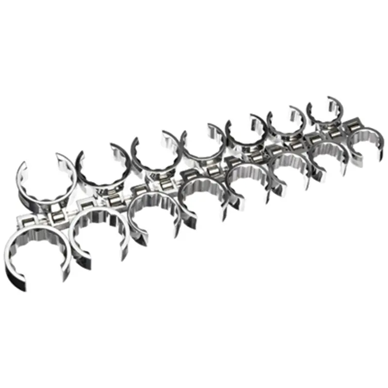 15 Piece 1/2 In. Drive Chrome Crowfoot Wrench Set Mrtsc15k Martin Tools 1