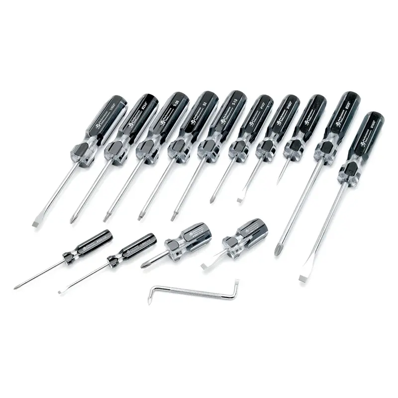 15-Piece Pro Screwdriver Set Wlmw80015 Wilmar Corp. / Performance Tool 1