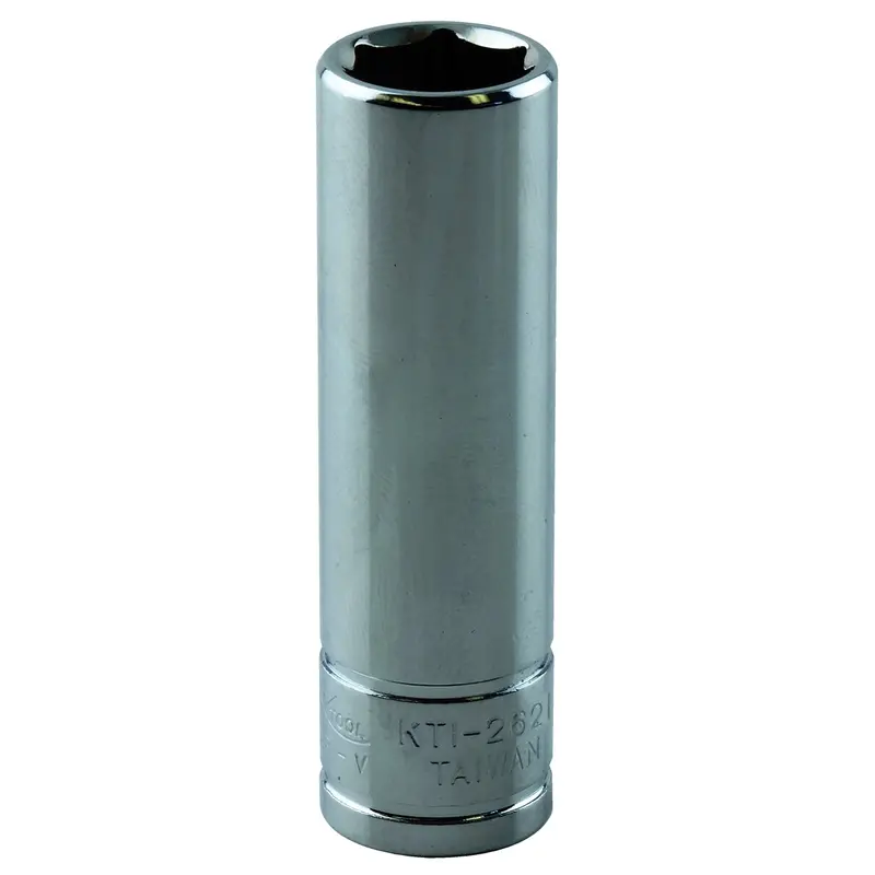 15Mm X 1/4" Drive 6-Point Metric Deep Chrome Socket (Ea) Kti26215 K Tool International 1