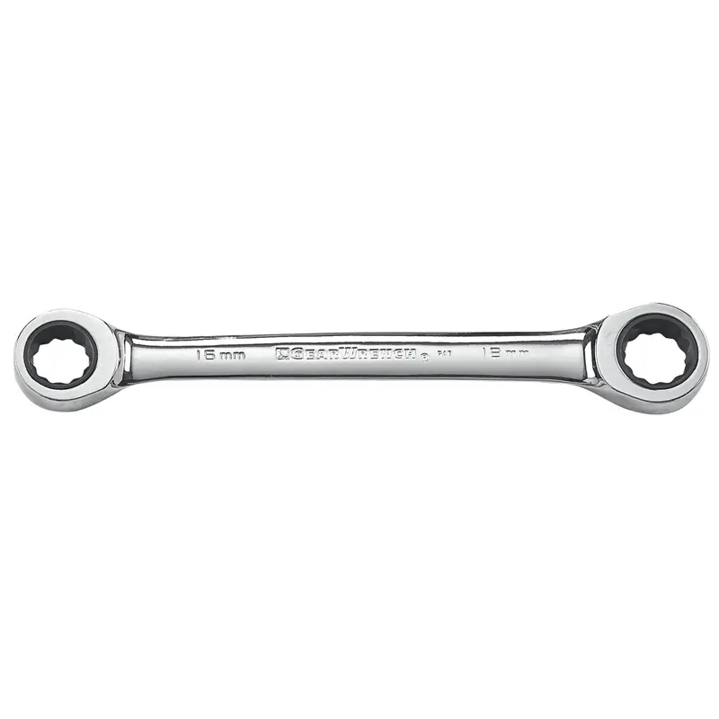 16Mm X 18Mm Double Box End Ratcheting Gearwrench Kdt9214 Gearwrench 1