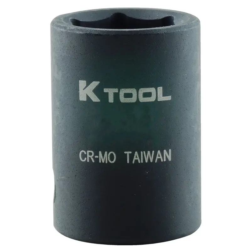 17Mm X 1/2" Drive 6-Point Metric Short Chrome-Moly Impact Socket (Ea) Kti38117 K Tool International 1