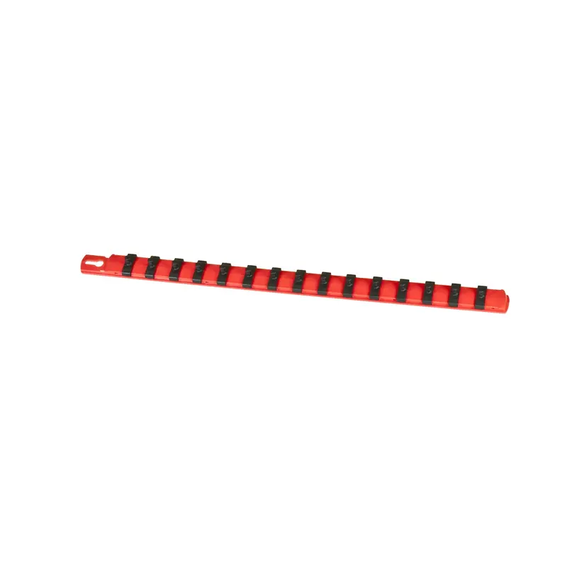 18 In. Socket Organizer, Red W/ 1/4 In. Twistlock Clips Ern8400 Ernst Mfg. 1