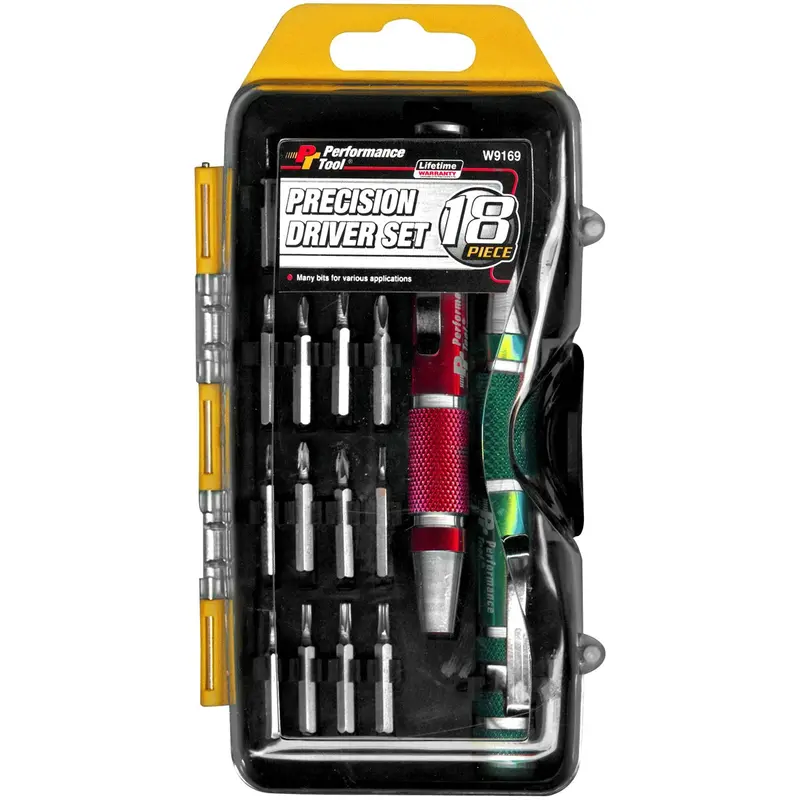 18-Piece Precision Screwdriver Set Wlmw9169 Wilmar Corp. / Performance Tool 1