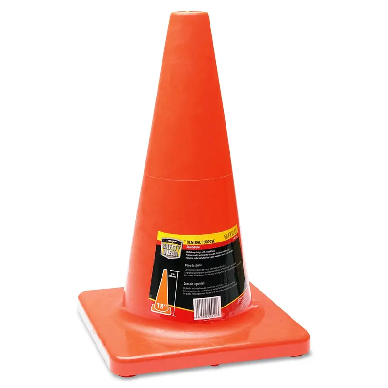 18" Safety Cone Orange Uvxrws-50011 Uvex 1