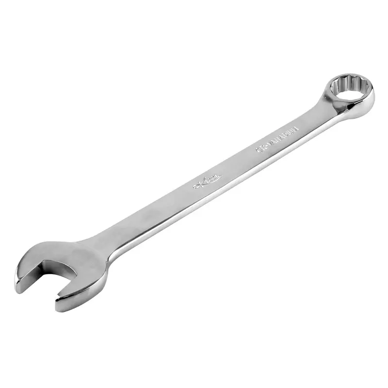 19Mm Metric 12-Point Raised Panel Non-Ratcheting Polished Chrome Combination Wrench (Ea) Kti41819 K Tool International 1