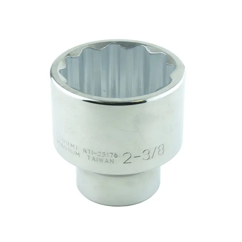 2-3/8 In. X 1 In. Drive 12-Point Chrome Socket (Ea) Kti25176 K Tool International 1