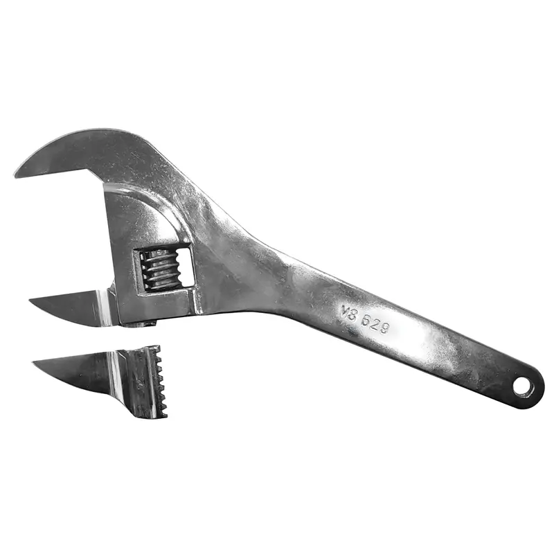 2" Super Thin Adjustable Wrench V8t629 V-8 Tools 1