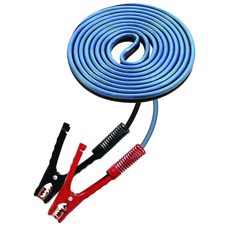 20' Heavy Duty Battery Booster Cable Clamps, 4-Gauge And 500 Amp Kti74523 K Tool International 1