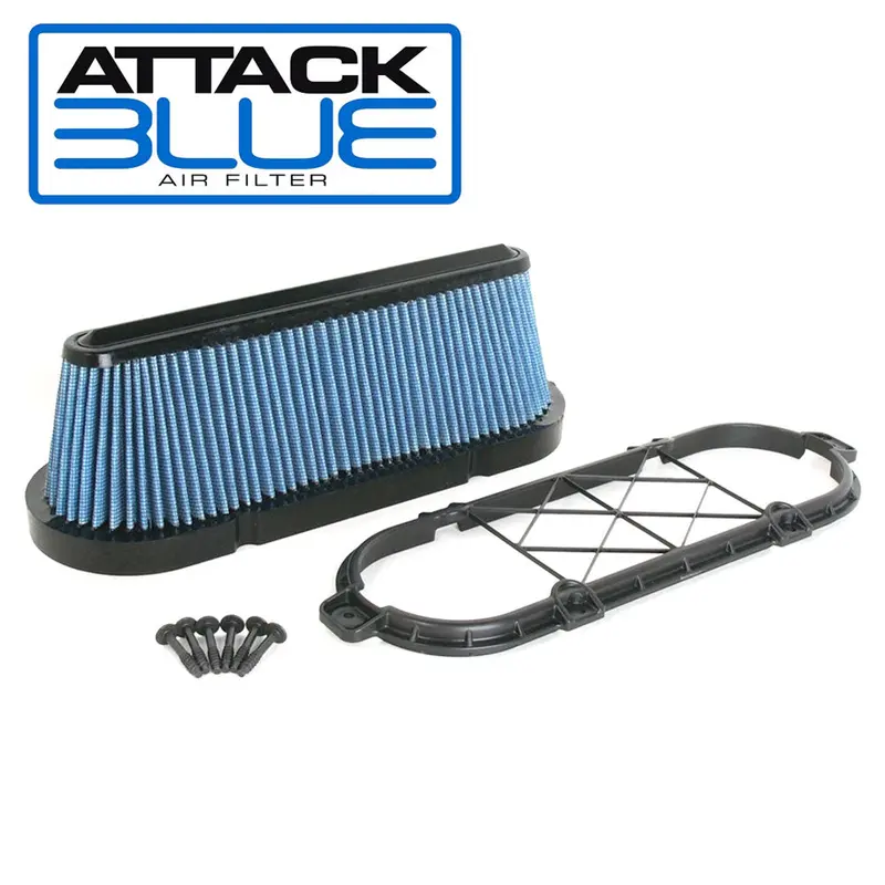 2009-2013 Corvette Zr1 Ls9 Attack Blue Performance Air Filter W/Gm Brace (Drop Ships In Approx. 2-3 Weeks) 1