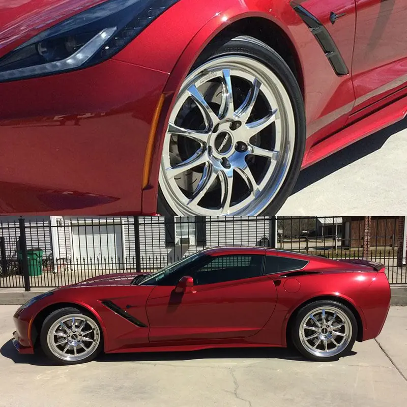 2014-19 Corvette Concept7 Fiberglass Front & Rear Fender Flares (Ships In Approx. 3-4 Weeks) 1