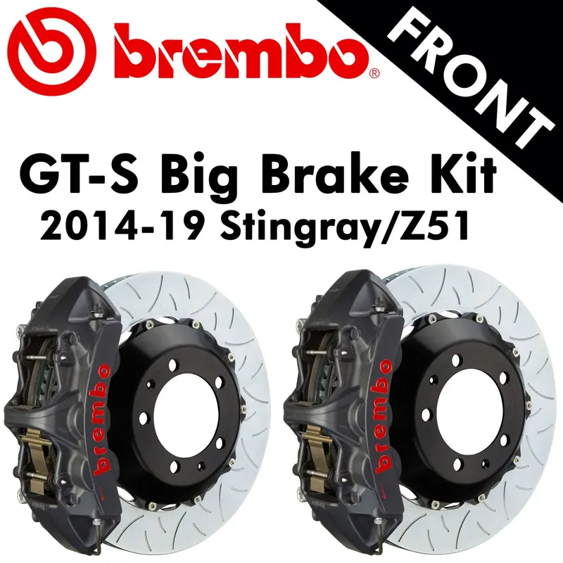 2014-19 Corvette Stingray/Z51 Brembo Gt-S Front Big Brake Kit (Drop Ships In Approx. 3-4 Weeks) 1