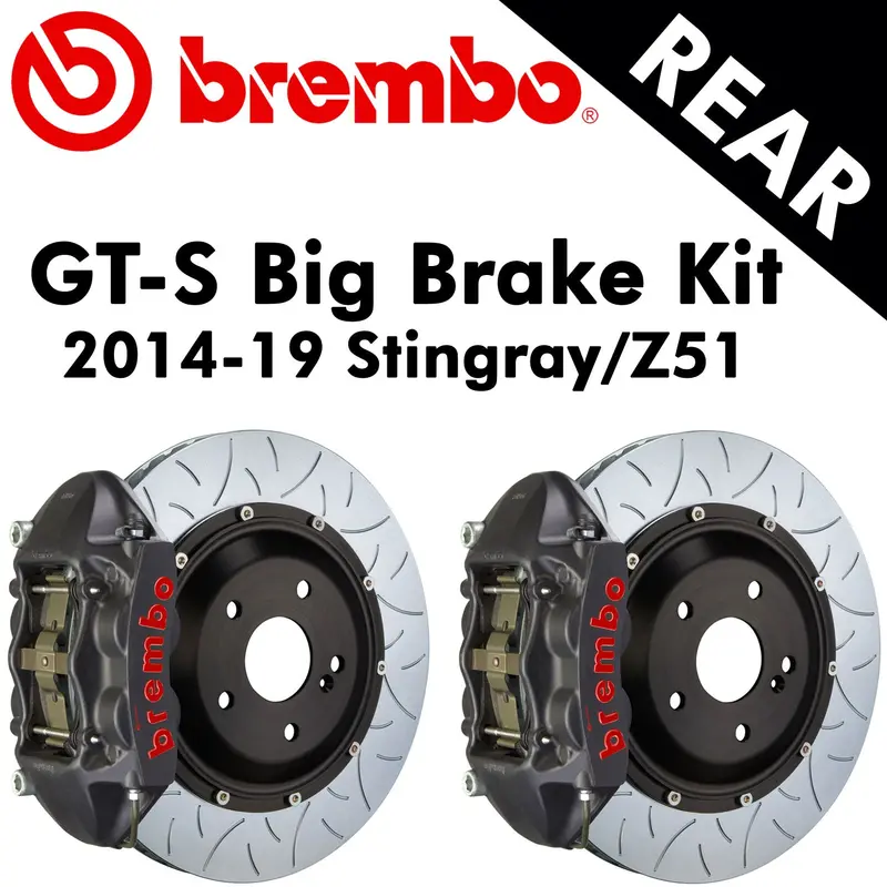 2014-19 Corvette Stingray/Z51 Brembo Gt-S Rear Big Brake Kit (Drop Ships In Approx. 3-4 Weeks) 1