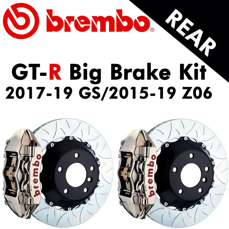 2017-19 Corvette Gs/2015-19 Z06 Brembo Gt-R Rear Big Brake Kit  (Drop Ships In Approx. 3-4 Weeks) 1