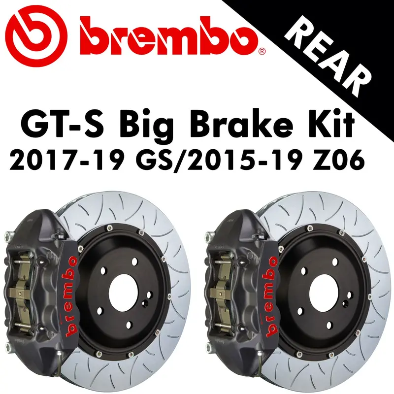 2017-19 Corvette Gs/2015-19 Z06 Brembo Gt-S Rear Big Brake Kit  (Drop Ships In Approx. 3-4 Weeks) 1