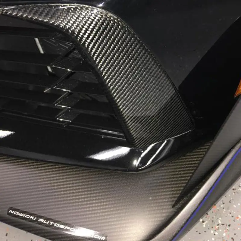 2019 Corvette Zr1 Conceptzr Carbon Fiber Front Fascia Inserts (2 Variations) (Ships In Approx. 3-4 Weeks) 1