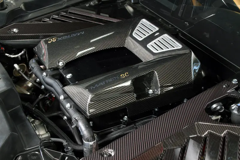 2020-2026 C8 Corvette Concept8 Bespoke Carbon Fiber Supercharged Engine Cover (Ships In Approx. 3-4 Weeks) 1