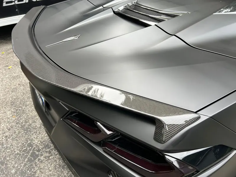 2020-2026 Corvette C8 Concept8 Carbon Fiber Low Flush Mount Spoiler (Ships In Approx. 3-4 Weeks) 1