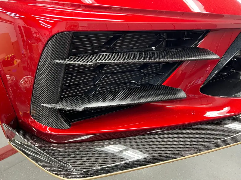 2020-2026 Corvette Concept8 Carbon Fiber Dual Plane Front Grill Trim (2 Variations) (Ships In Approx. 3-4 Weeks) 1