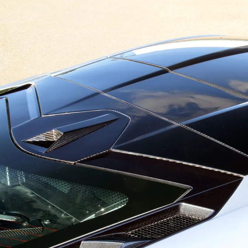 2020-2026 Corvette Concept8 Carbon Fiber Rear Deck Lid Overlay (Ships In Approx. 3-4 Weeks) 1