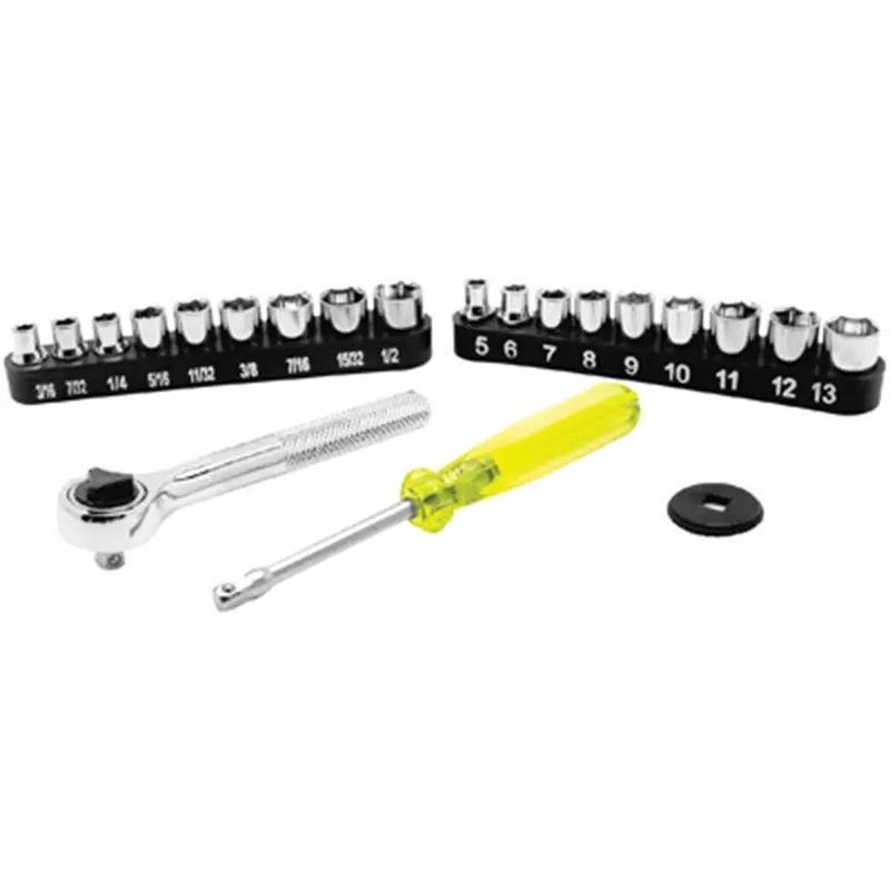 22 Pc 1/4" Dr Socket Set Wlm1907 Wilmar Corp. / Performance Tool 1