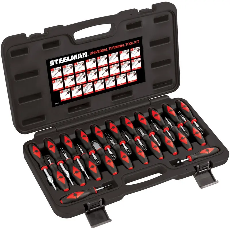 23 Piece Universal Terminal Tool Kit - Euro Coverage Jsp95839 J S Products (Steelman) 1