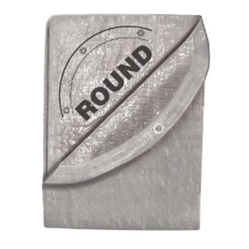 24' X 24' Silver Tarp - Round Gym6392 Michigan Industrial Tools (Mit) 1
