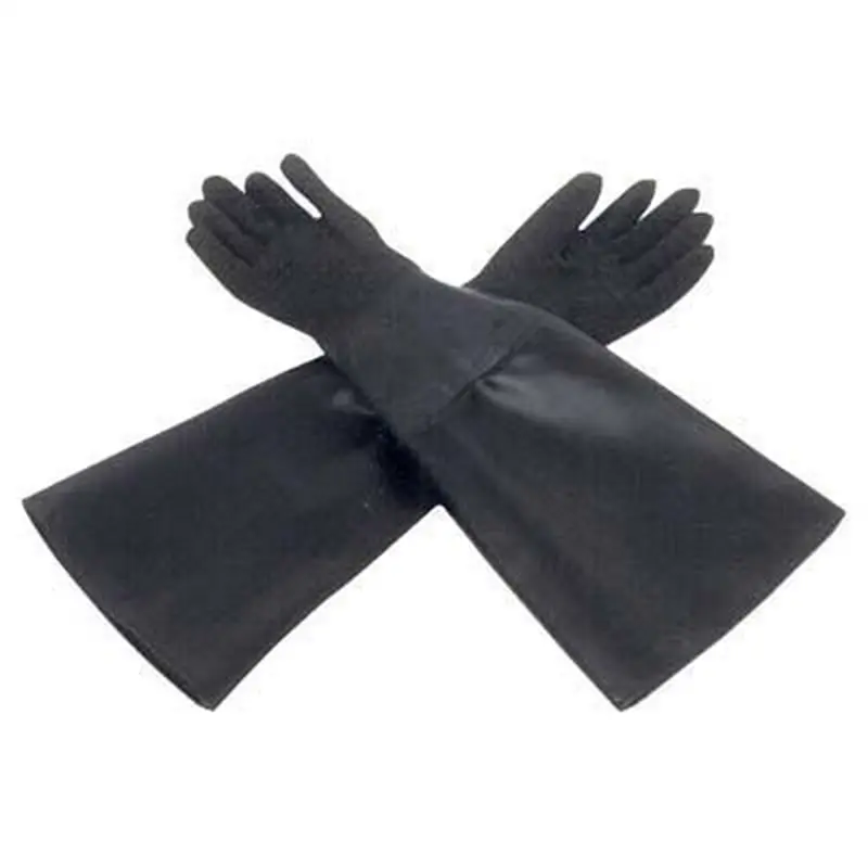 24" X 6" Cloth Lined Sandblasting Gloves Alc40248 Alc Keysco 1