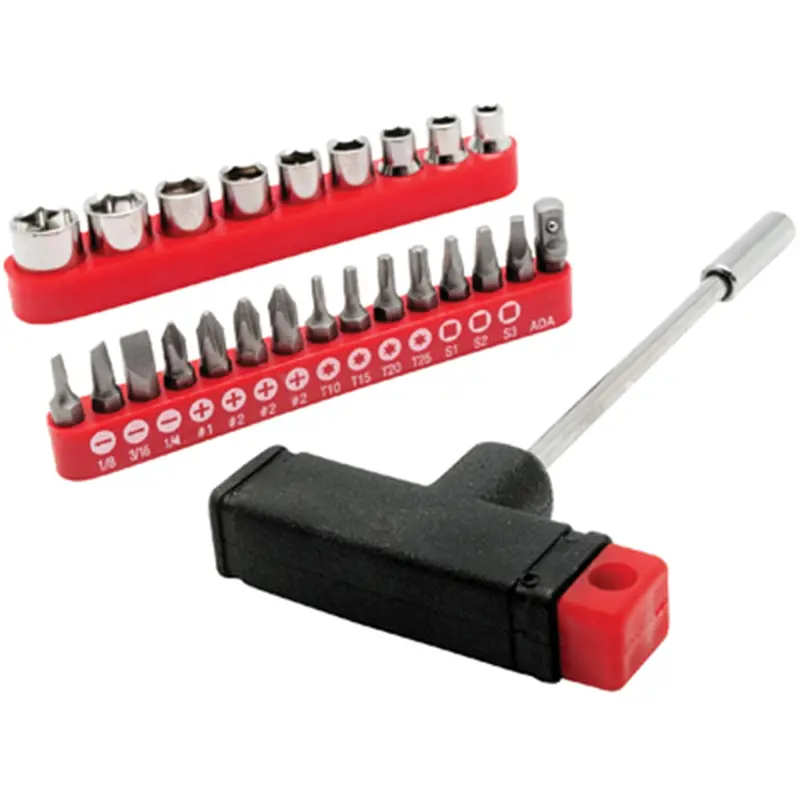 25 Pc Magnetic T-Bar Driver Se Wlm1413 Wilmar Corp. / Performance Tool 1