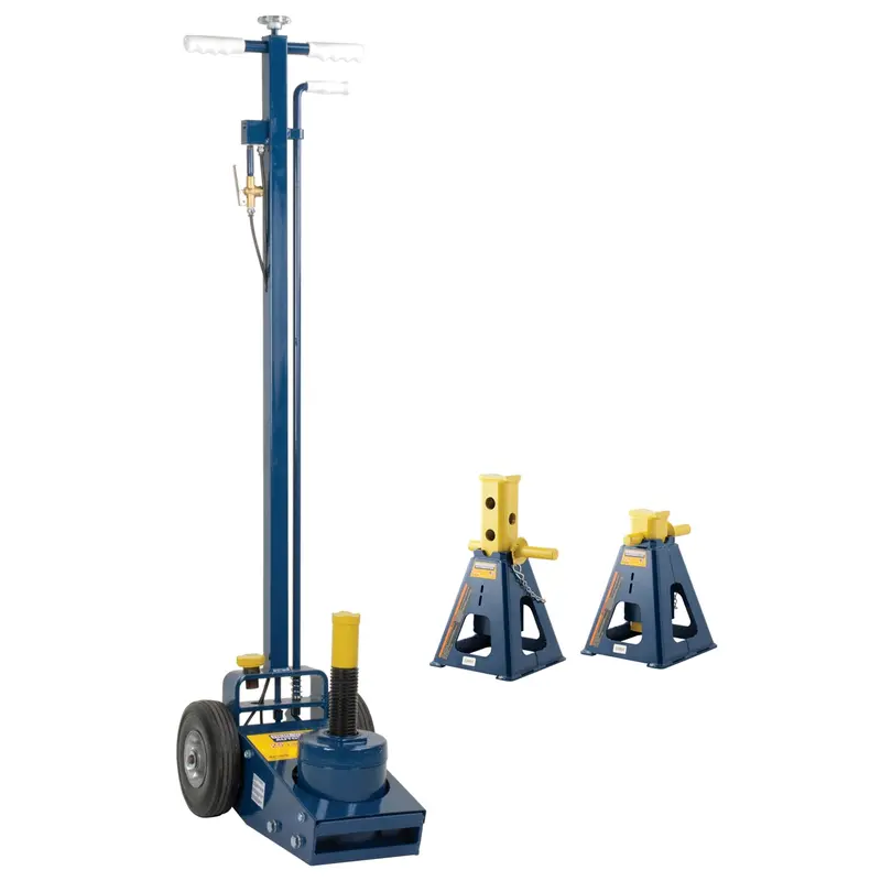 25 Ton Axle Jack With 25 Ton Jack Stands Omehw93735ac Omega 1