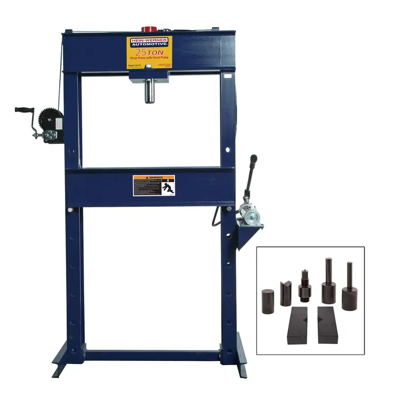 25 Ton Press With Accessory Kit Omehw93300c Omega 1