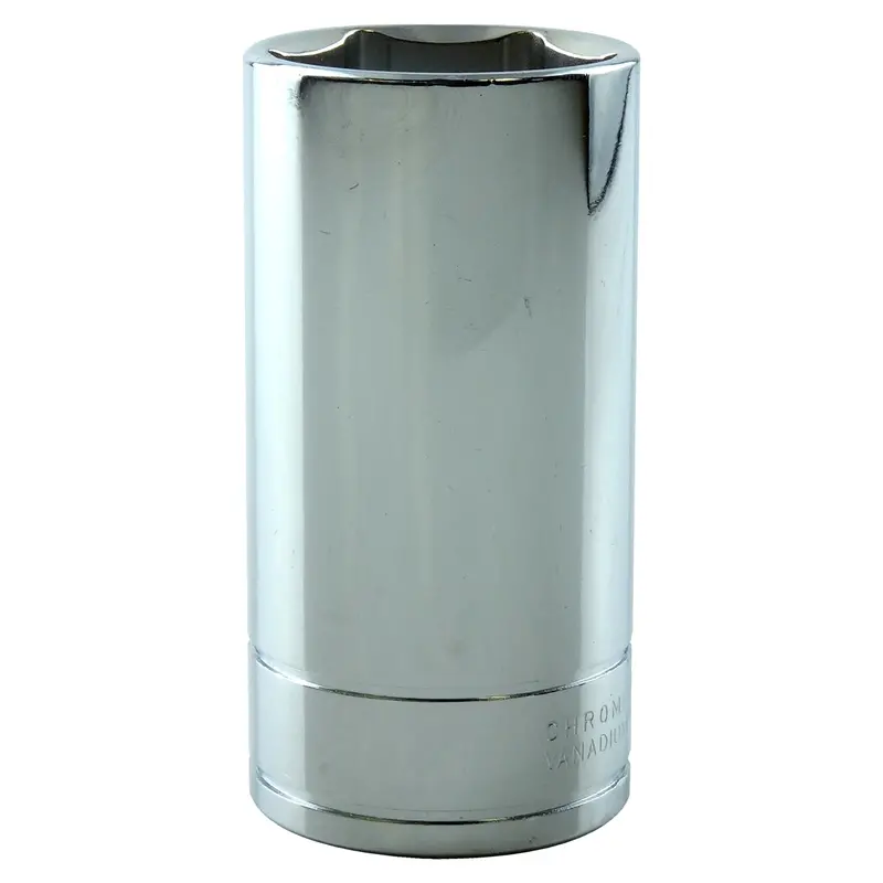 25Mm X 3/8" Drive 6-Point Metric Deep Chrome Socket (Ea) Kti27225 K Tool International 1