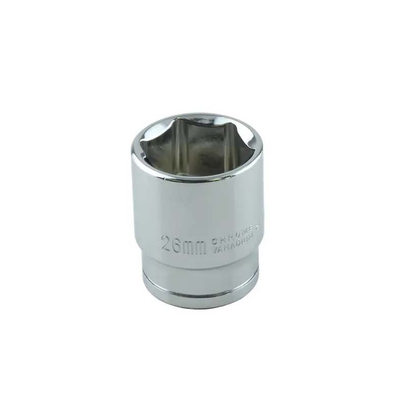 26Mm X 1/2" Drive 6-Point Metric Standard Chrome Socket (Ea) Kti28126 K Tool International 1